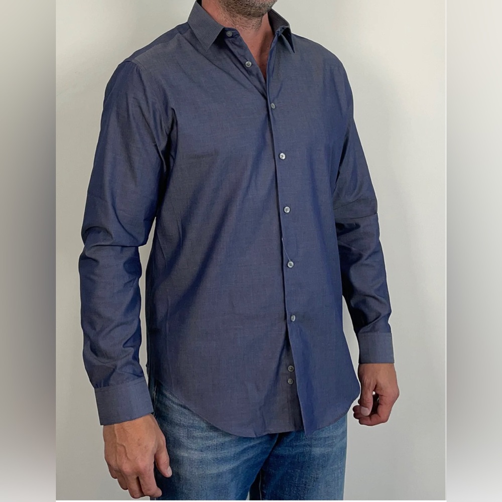 Mens Calvin Klein Slim Fit Performance Non-Iron